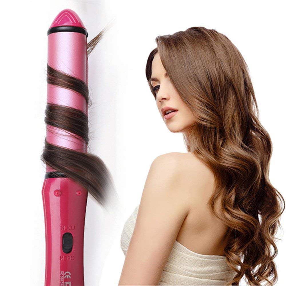 2-in-1 Hair Straightener and Curler.