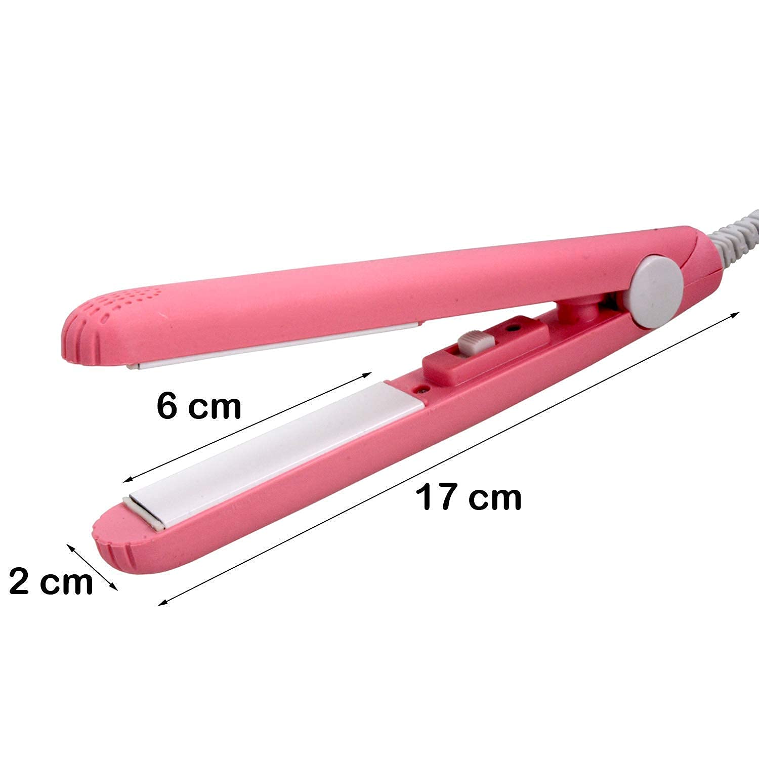 3-in-1 Mini Ceramic Hair Straightener Brush.