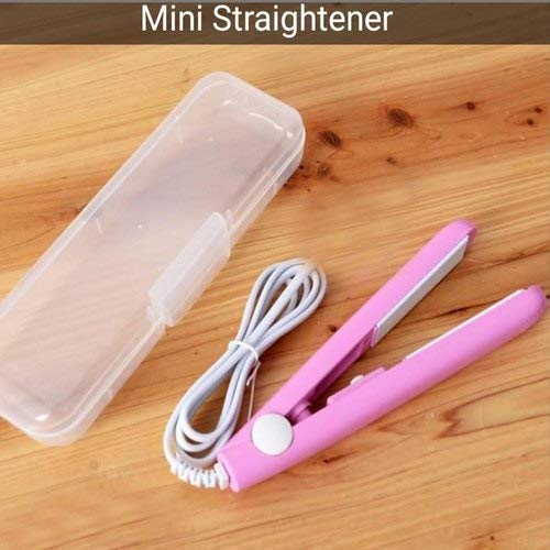 3-in-1 Mini Ceramic Hair Straightener Brush.