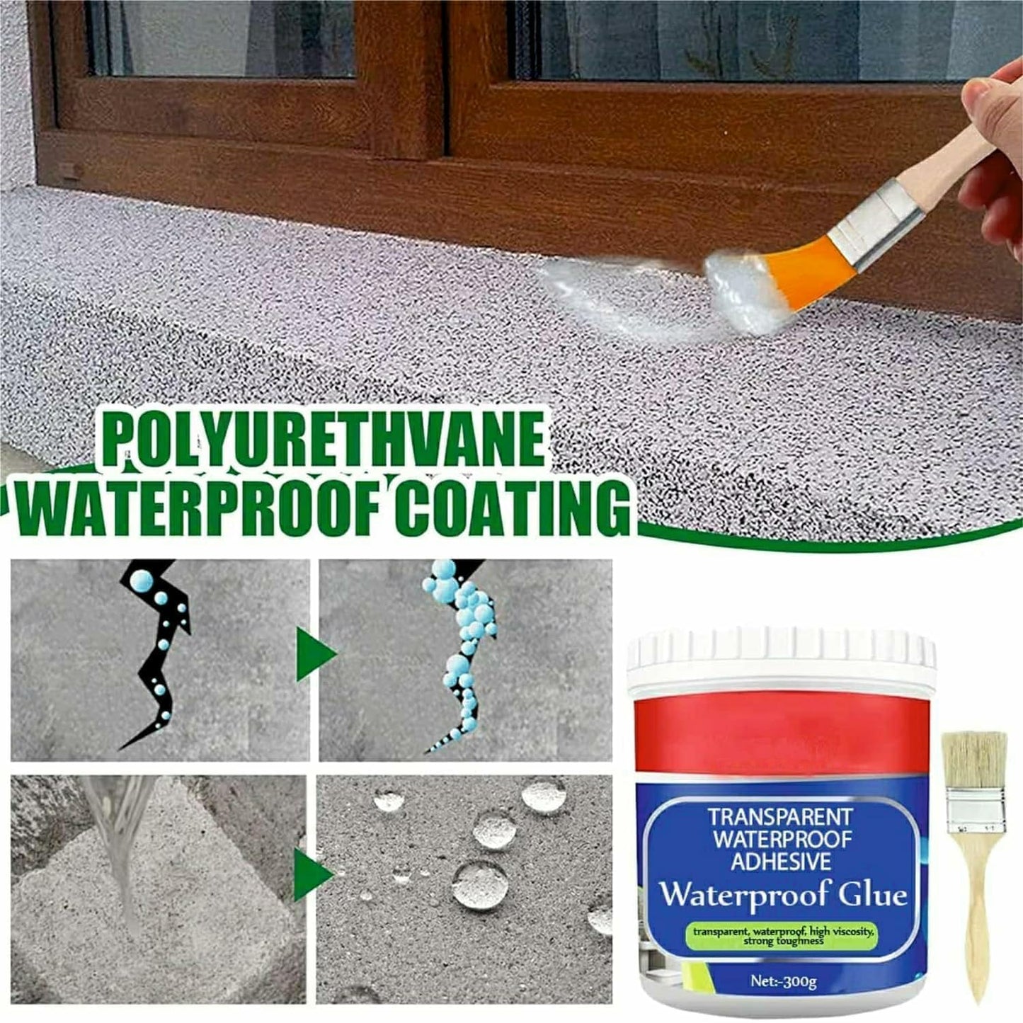 LeakShield Waterproof Glue.