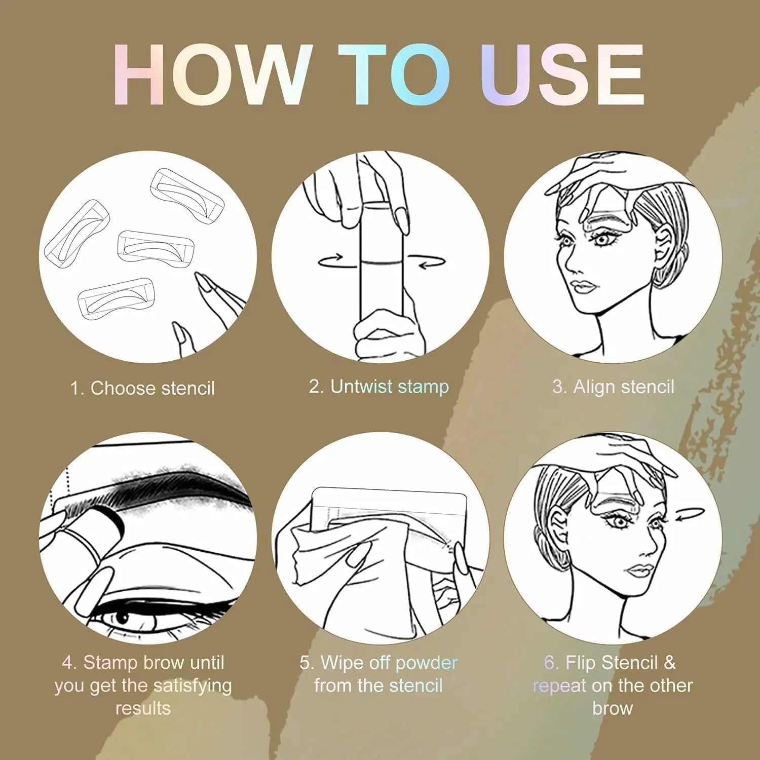 Natural Hairline Powder Stick.