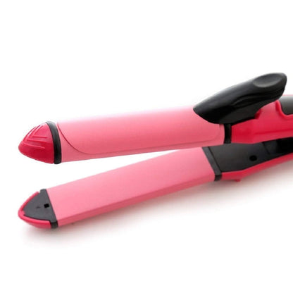 2 - in - 1 Hair Straightener and Curler - Hair Fashion - Shoparc