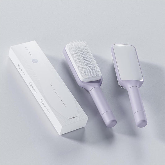 4 - in - 1 Self - Cleaning Detangling Hairbrush - Hair Fashion - Shoparc