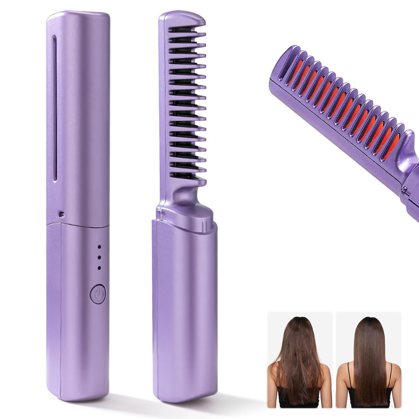 Rechargeable Hair Straightener Comb - Hair Fashion - Shoparc