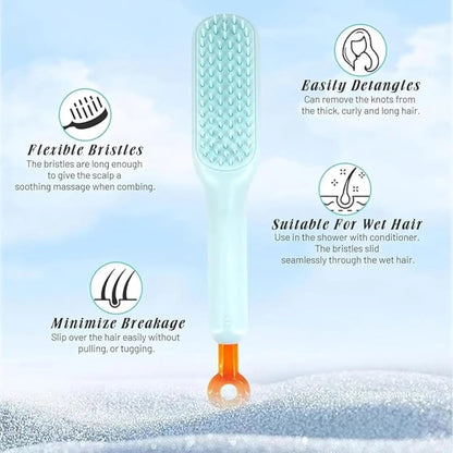 Self - Cleaning Hair Brush - Hair Fashion - Shoparc