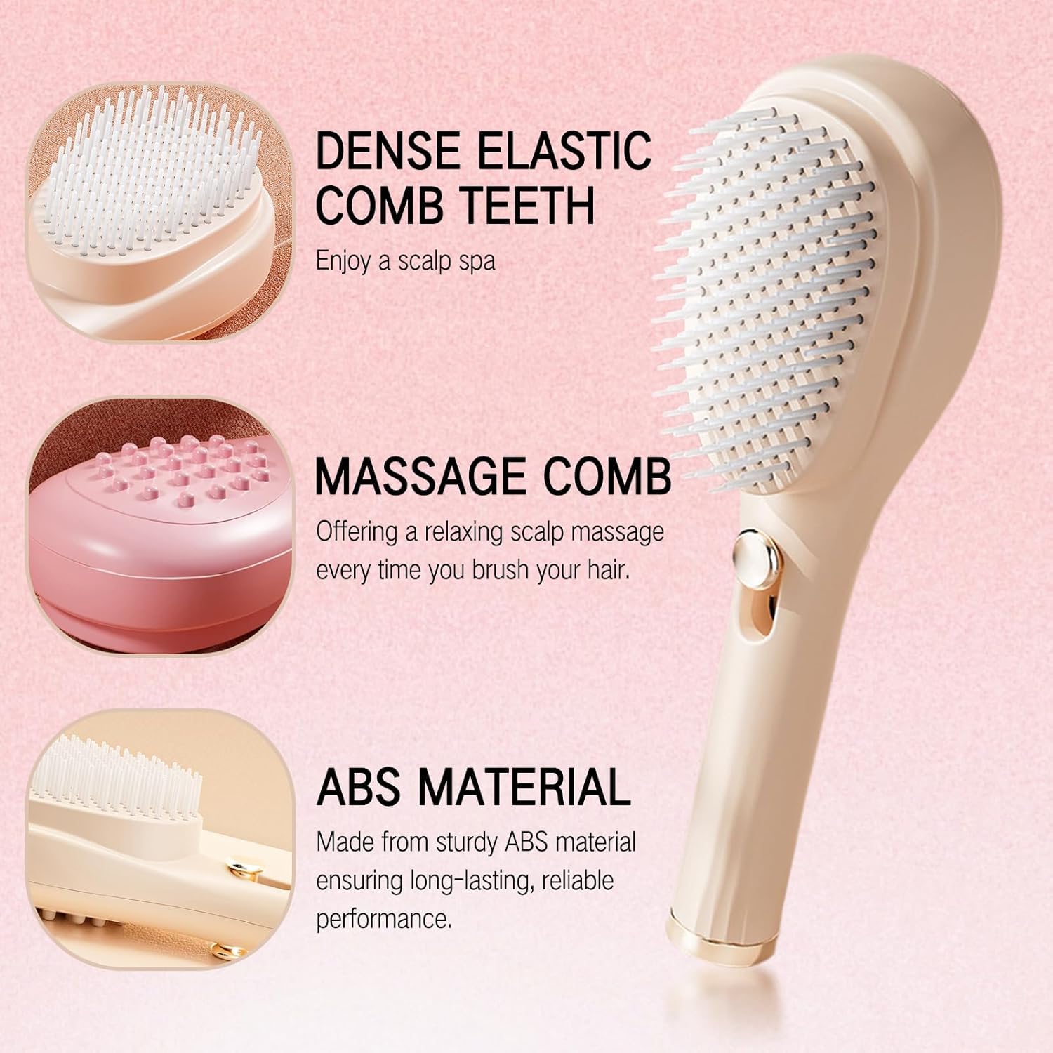 Self - Cleaning Hair Brush [LARGE] - Hair Fashion - Shoparc