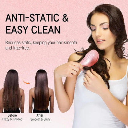 Self - Cleaning Hair Brush [LARGE] - Hair Fashion - Shoparc