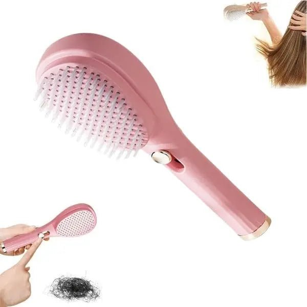 Self - Cleaning Hair Brush [LARGE] - Hair Fashion - Shoparc